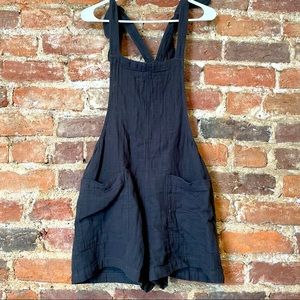 NWT Aerie Cotton Overall Shorts